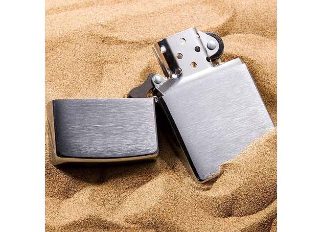 Запальничка Zippo 200 CLASSIC brushed chrome Фото 2